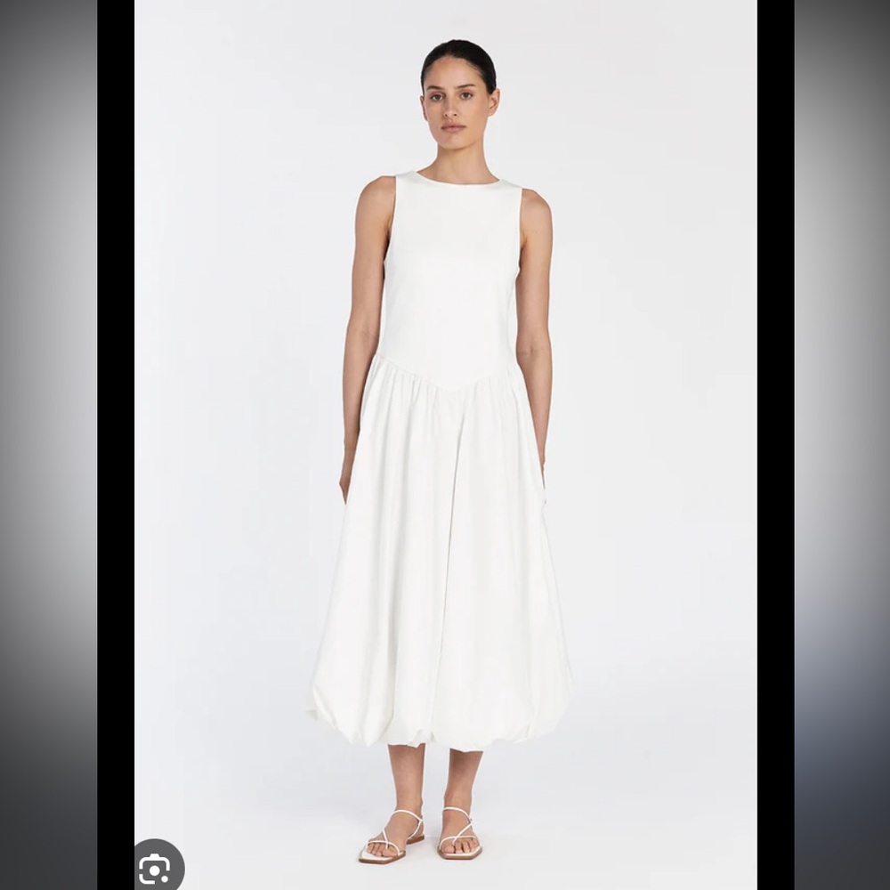 DISSH Cream Sleeveless Dress